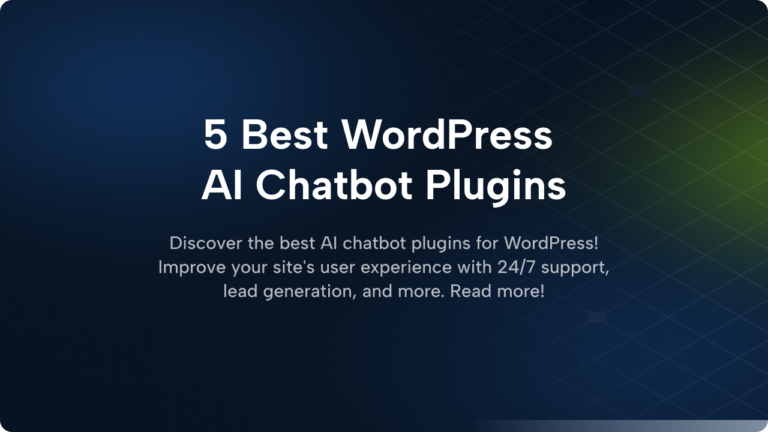 5 Best WordPress AI Chatbot Plugins