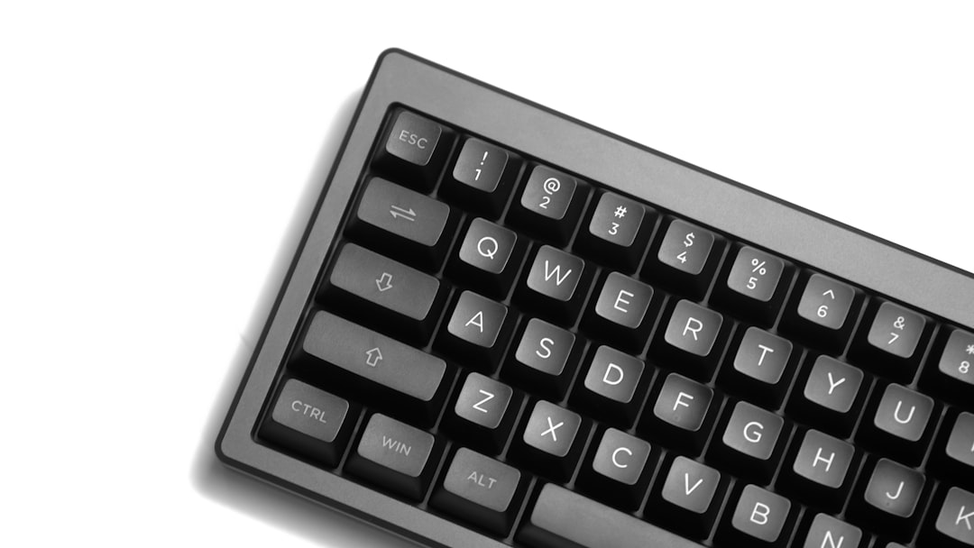 a black and white photo of a keyboard wordpress membership plugin dashboard dashboard tools wordpress settings - AI Bud