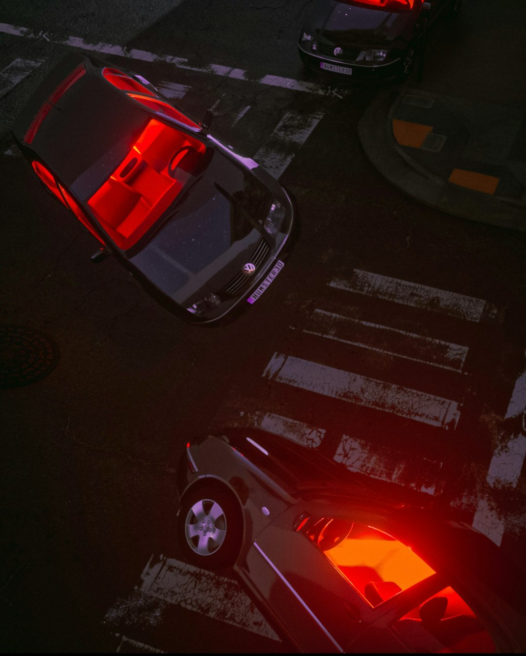 a car that is sitting in the street car customization game vehicle skins neon boost effects - AI Bud