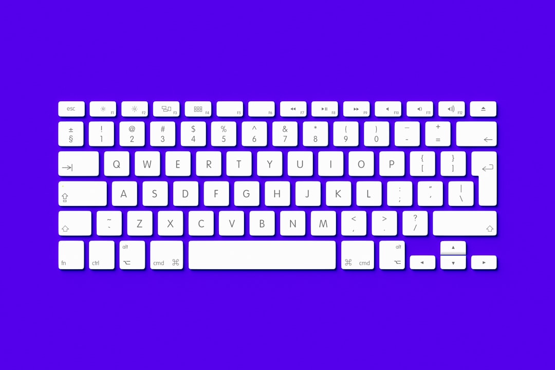 a white keyboard on a purple background tidio plugin installation wordpress dashboard chatbot plugin - AI Bud