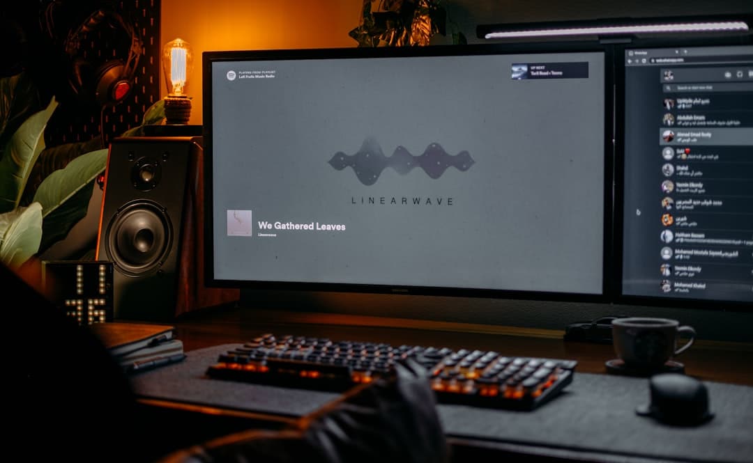 a computer monitor sitting on top of a desk paramount plus interface streaming tv show selection - AI Bud