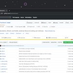 Screenshot of the GitHub repository page for facebook/react visible in a dark browser window, showing Code and repository stats.