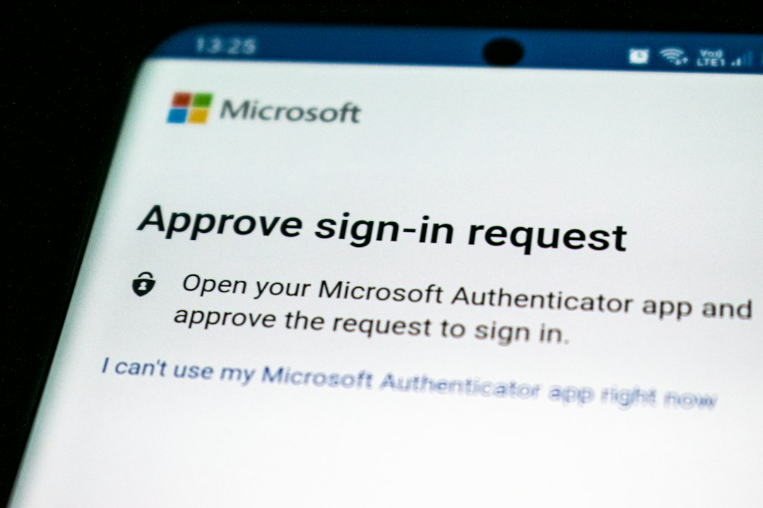 Microsoft authentication prompt on a smartphone screen showing 'Approve sign-in request' with the Microsoft logo at top left.